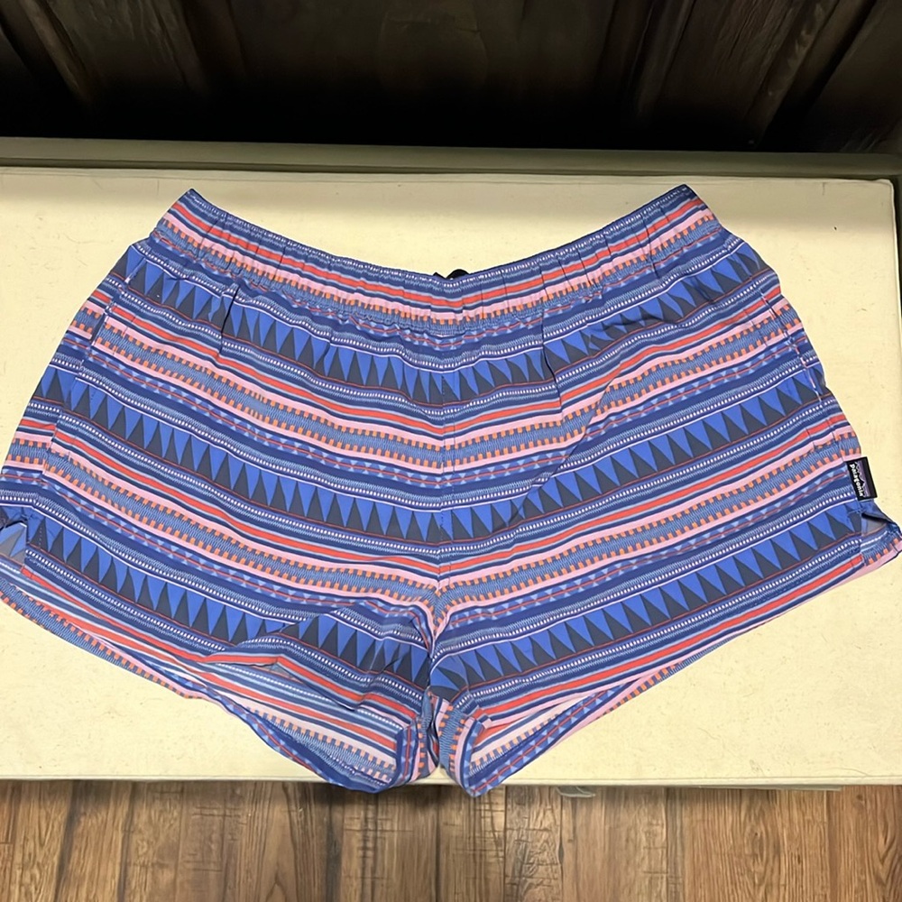 EUC Patagonia classic pattern short shorts M